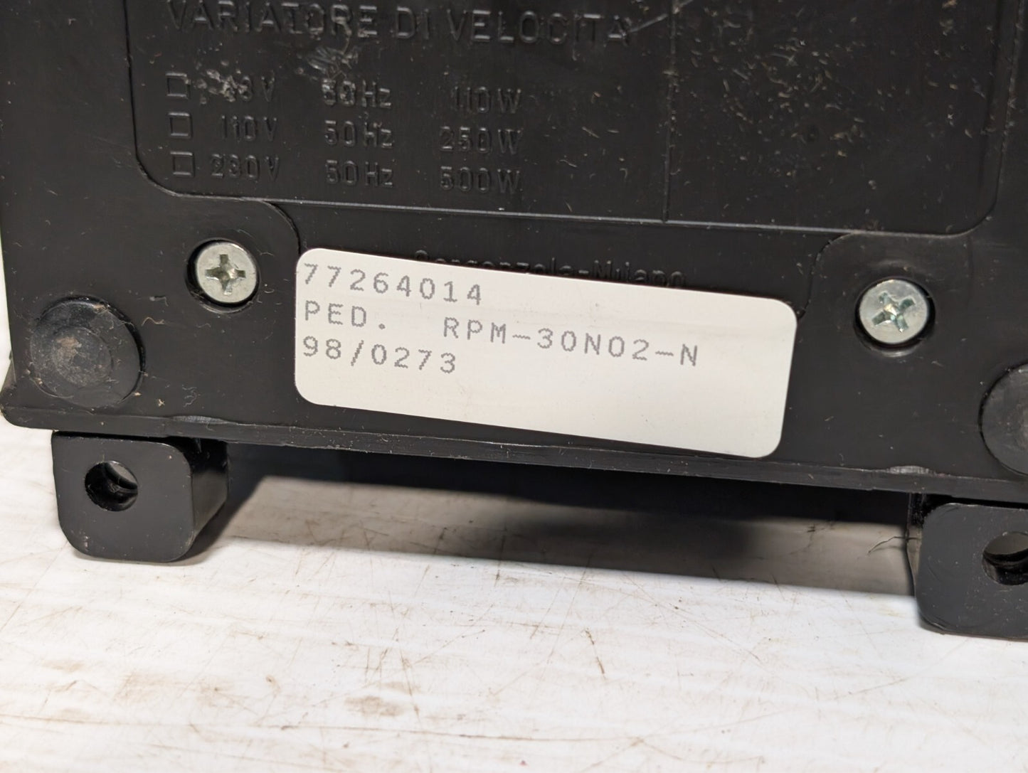 Steel Control RPM-30N02-N 2.5 Foot Switch Pedal Shielded