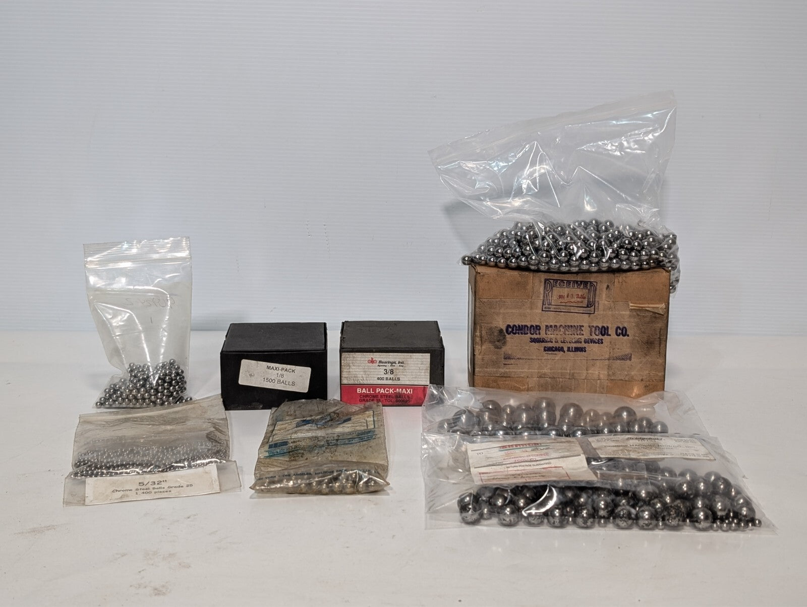 (1,500) 1/8" Chrome Steel Balls