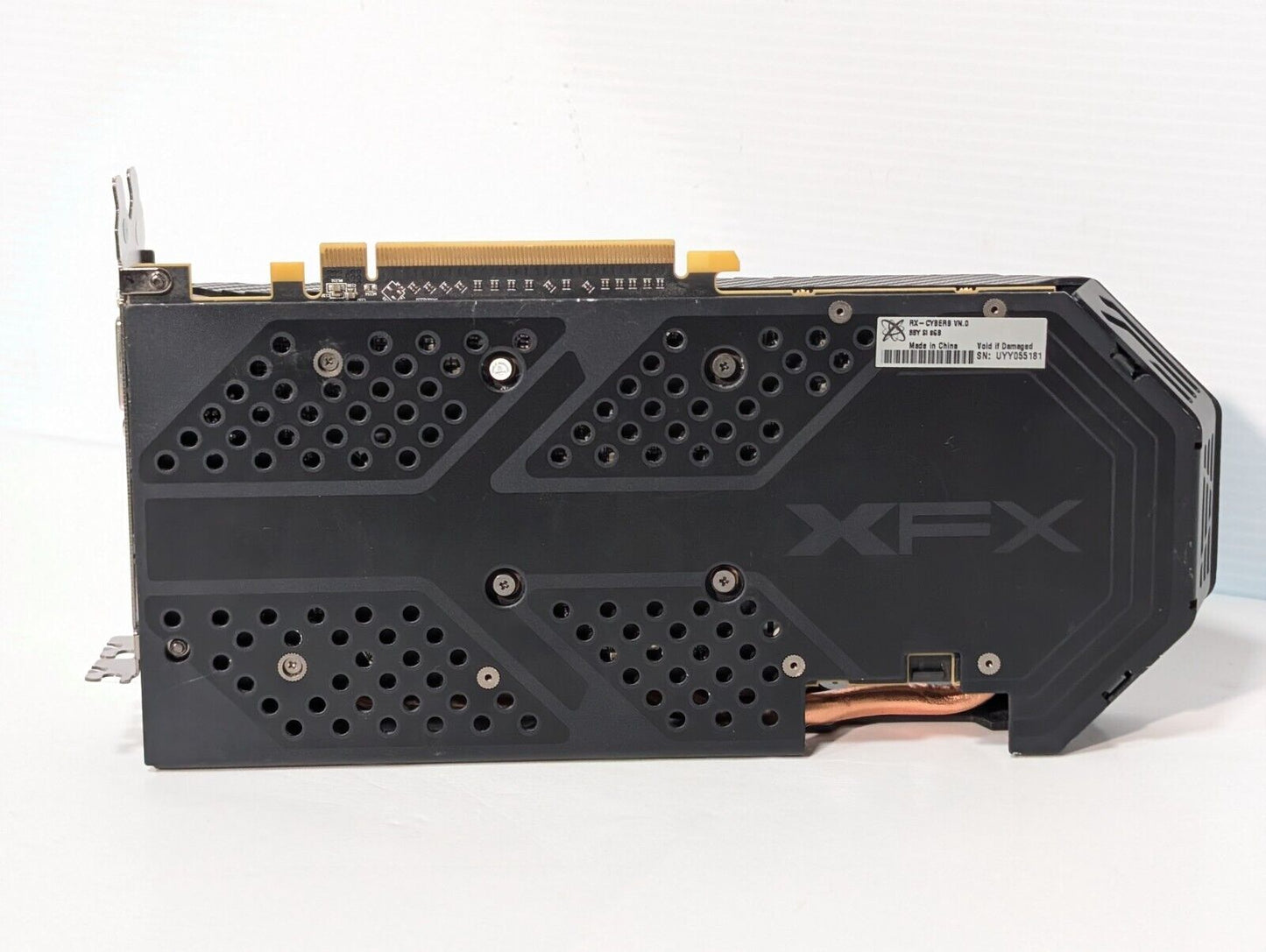 XFX AMD Radeon RX 580 Black Edition 8GB GDDR5 Graphics Card. RX-CyberB VN.0