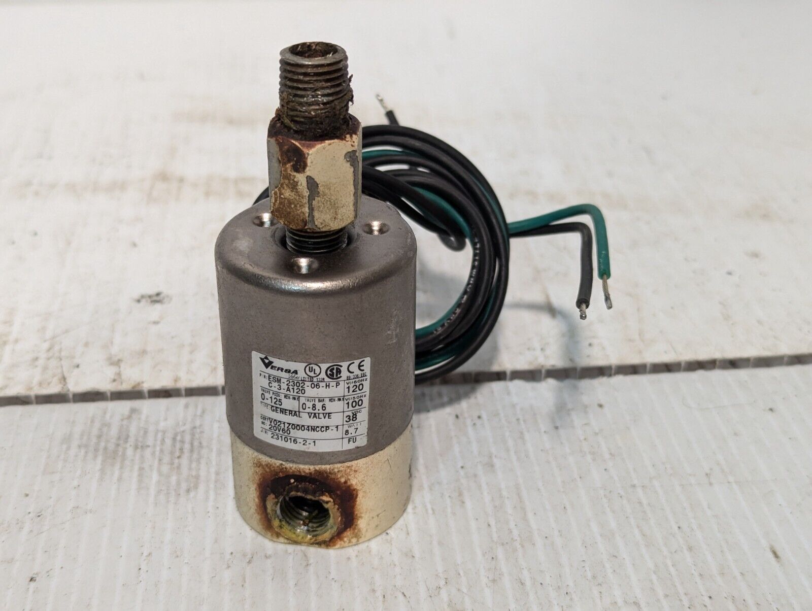 Versa ESM-2302-06-H-PC-3-A120 General Valve and Coil - Free Shipping+Returns