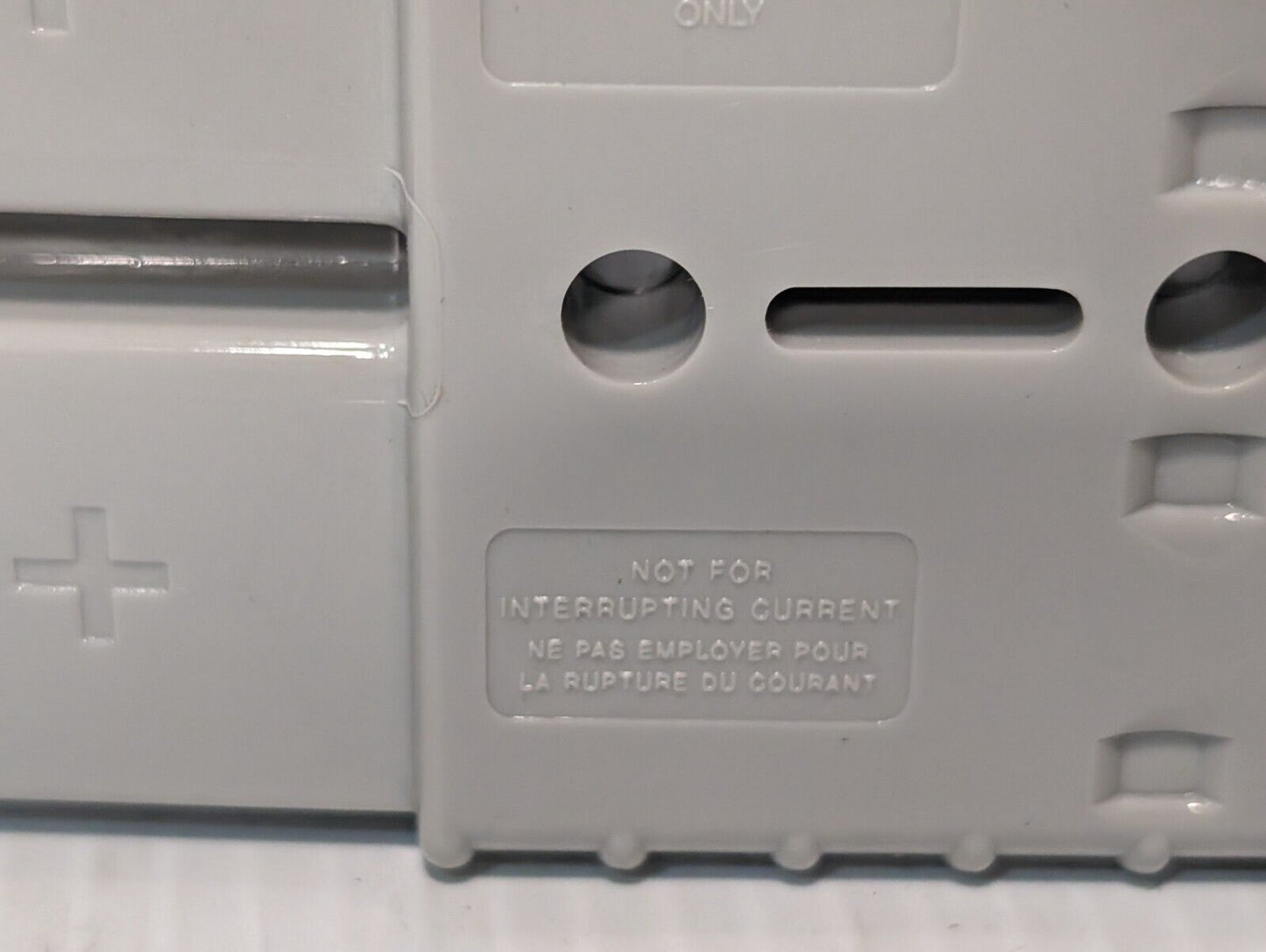 SMH 6A071, SY6320G1, SY350A-600V 2/0 Breakaway Gray Forklift Power Connector