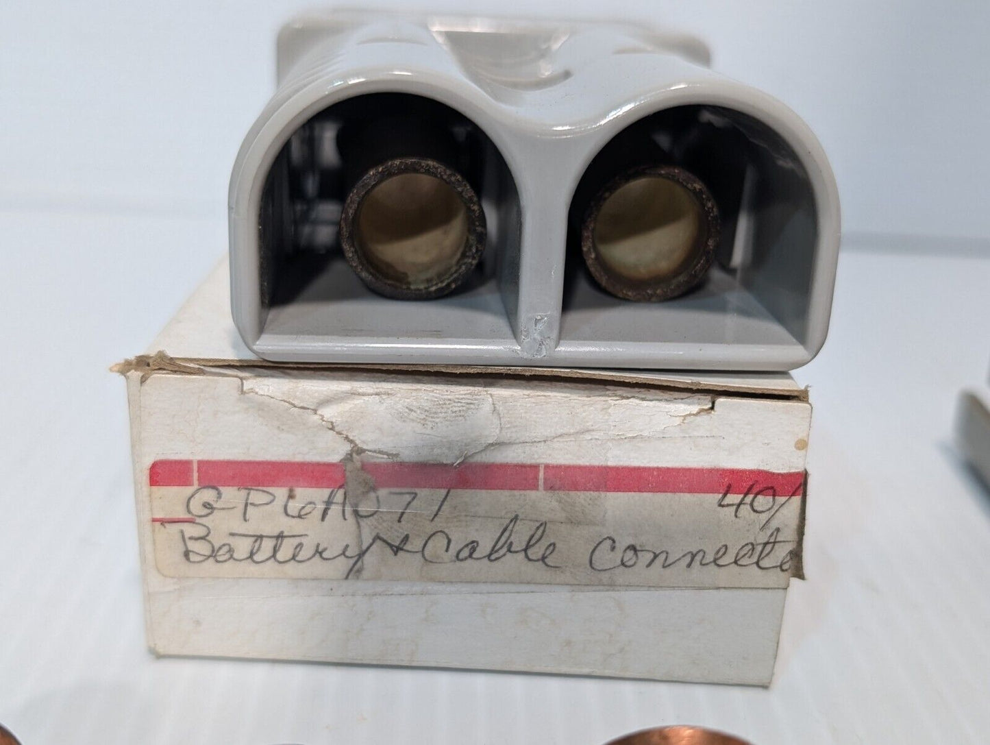 SMH 6A071, SY6320G1, SY350A-600V 2/0 Breakaway Gray Forklift Power Connector