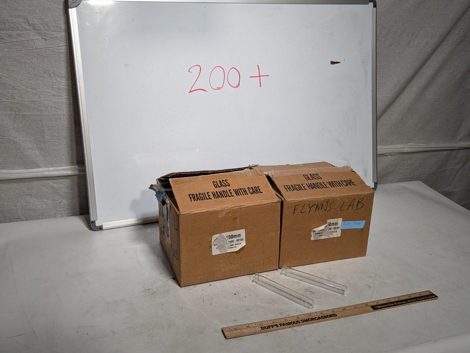 [200+] Bellco 2048-00150 Anaerobic Laboratory Test Tube Only, 18x150mm, 100/Case