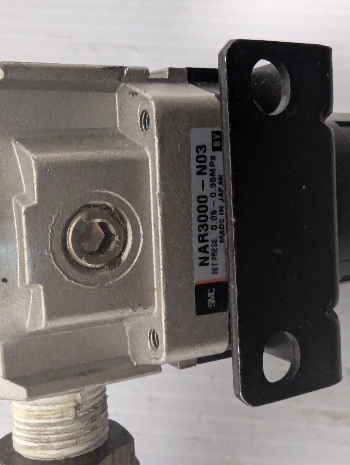 SMC NAR3000-N03 Pneumatic Regulator, 0.05-0.85MPa with 0-100psi Gauge -Free Ship