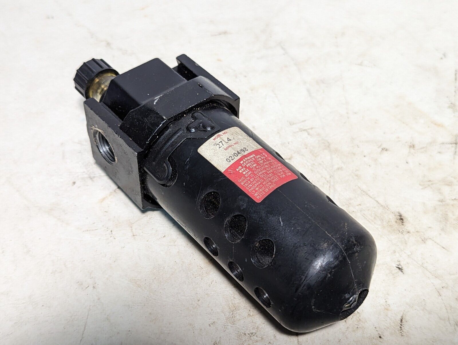 Coilhose Pneumatics 27L4 NPT lubricator, 1/2"