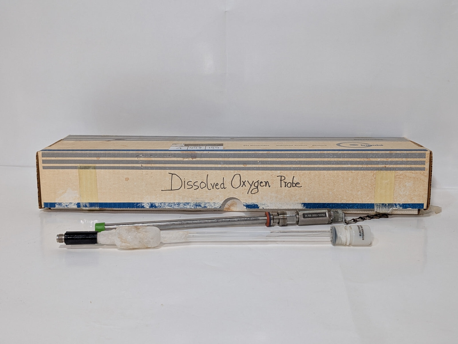 2 Pc: Ingold 34-100-3002/53752 Dissolved Oxygen Probe & Electrode Storage Bottle