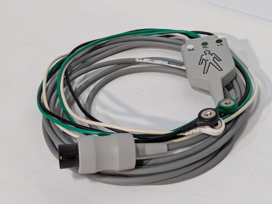 Advantage Medical Cables CB-72317R/H ECG/EKG 3-Leadwire Snap Type for Monitors