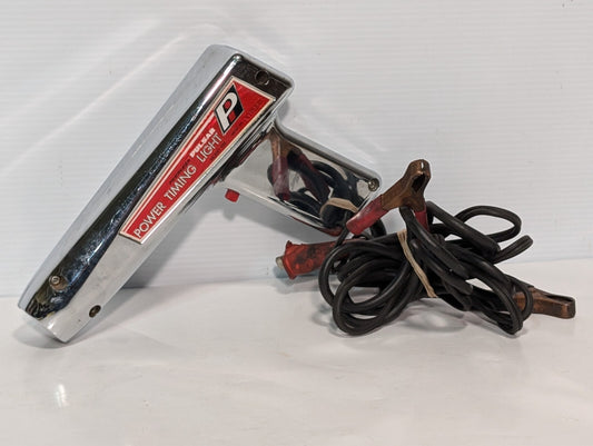 Vintage Chrome Peerless Pulsar Model 150 Power Timing Light Tool Gun