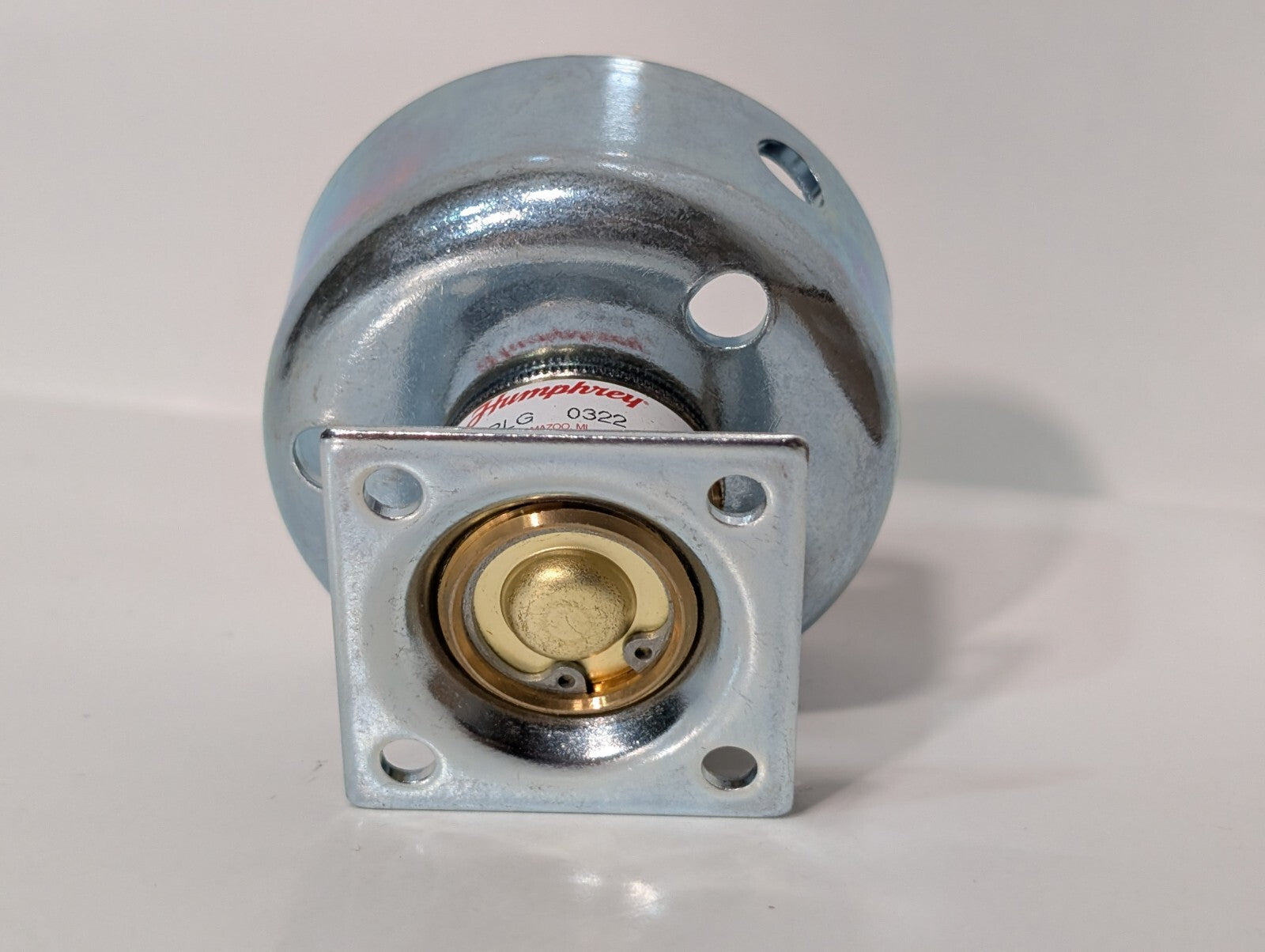 (1) Humphrey 125PLG Diaphragm Poppet Manual Valve, Pneumatic, New Old Stock