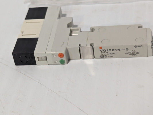SMC VQ1201N-5 Solenoid Valve, 5 Port, 24vdc, VQ1201N5 - Free Shipping