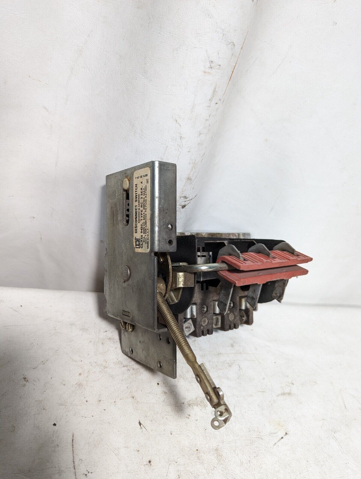 Square D 9422-RC3 disconnect switch, 30A, 600VAC max, 250VDC max