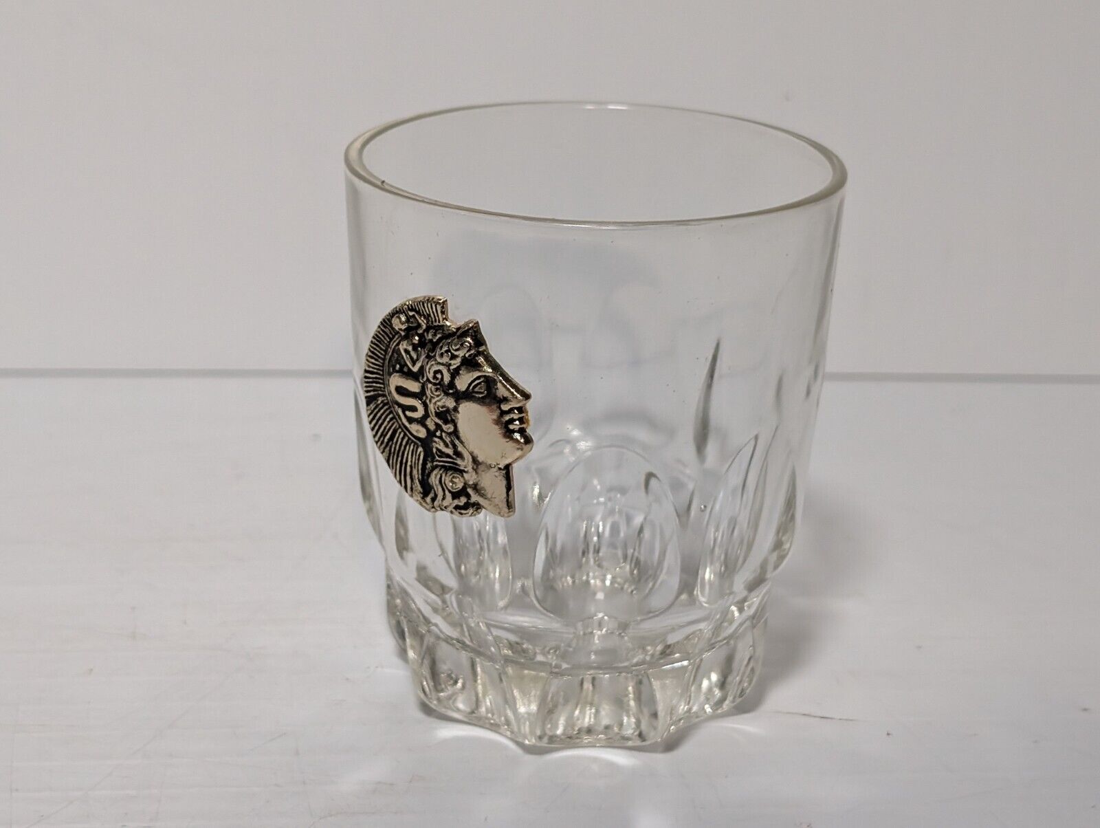 Vintage Greek Emblem Whisky Glass