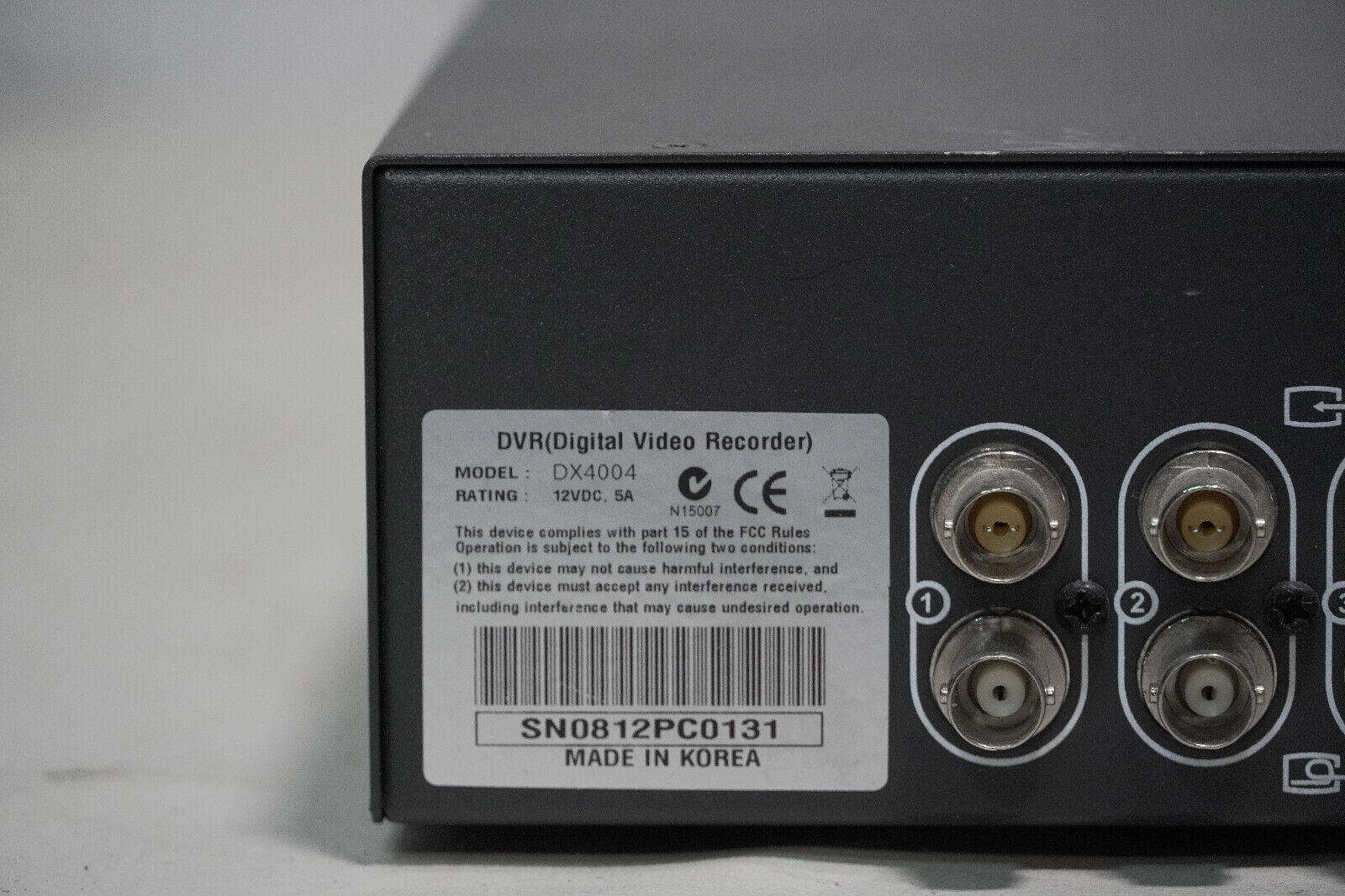 Pelco DX4004-160 Digital Video Recorder DX4000 Series