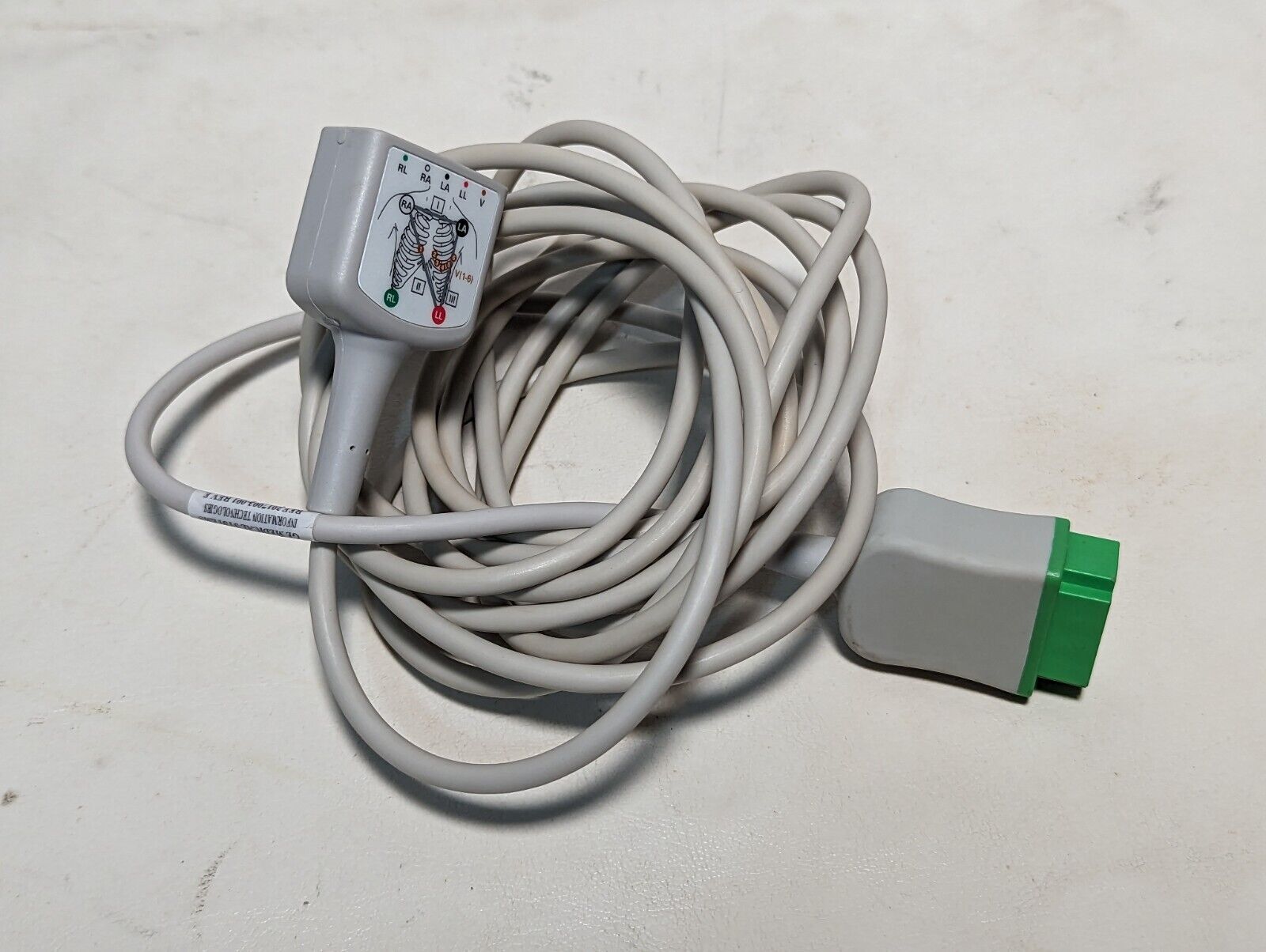 GE Multi-Link 2017003-001 5 Lead ECG Trunk Cable Only