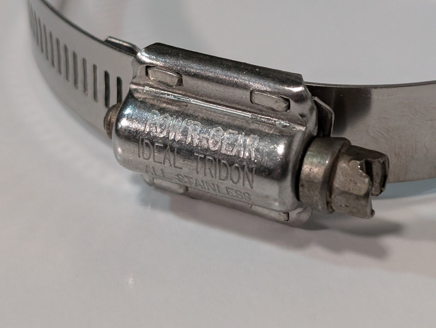 [35] Ideal Tridon Pow'r-Gear 6X300 Hose Clamp Size 412, Extended Range Stainless