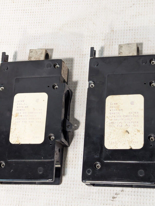 Airpax 209-1-4899-85 Specialty Circuit Breaker, 85A 1P 120/240VAC- Free Shipping