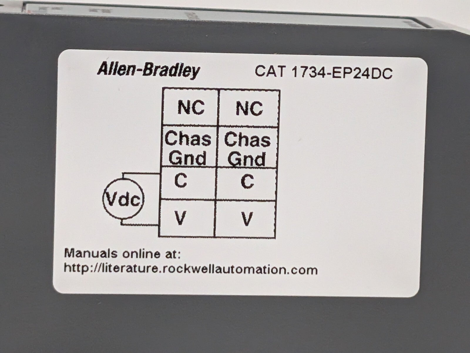 Allen Bradley 1734-EP24DC POINT I/O Extension Power Module Ser B 1734-EP24DC B