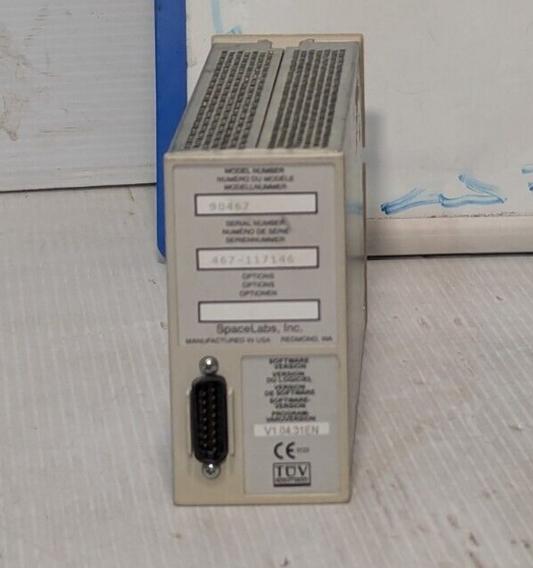 SpaceLabs 90467 Adult NIBP Sp02 Patient Monitor Module - Free Shipping