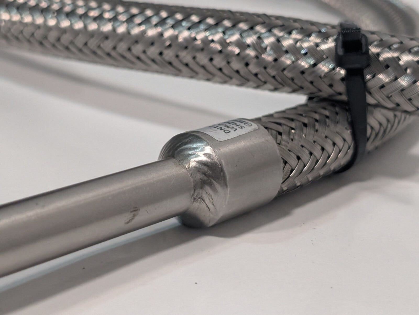1200mm 316L Stainless Steel Flexible Braided Metal Hose 2.5MPa DN12