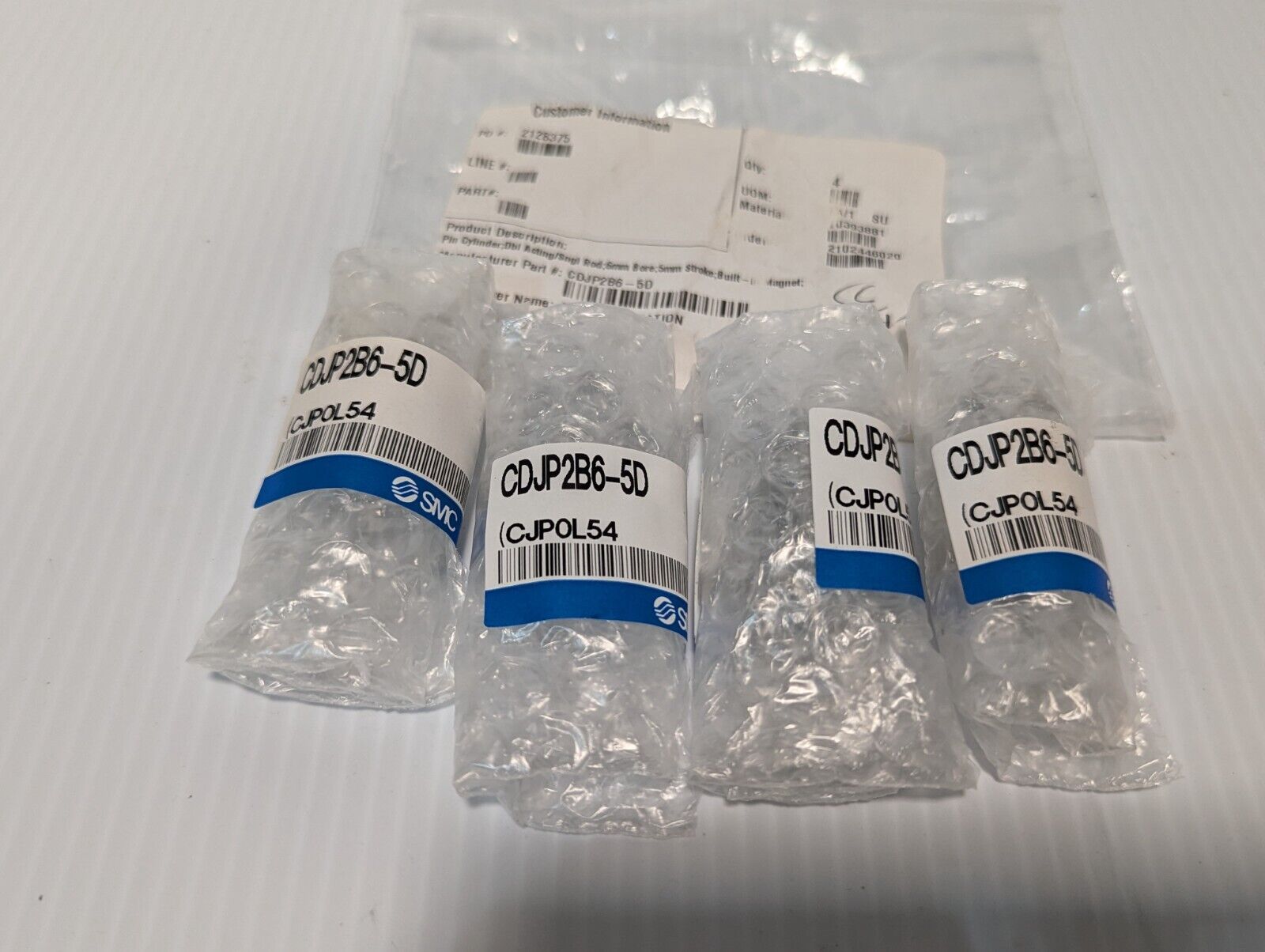 SMC CDJP2B6-5D Pneumatic Micro Cylinder - Free Shipping+Returns
