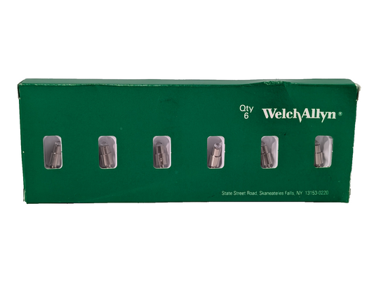 Welch Allyn 06500-U6 Replacement BB0 3.5V Halogen Lamp Otoscope Bulbs 901181 6Pk