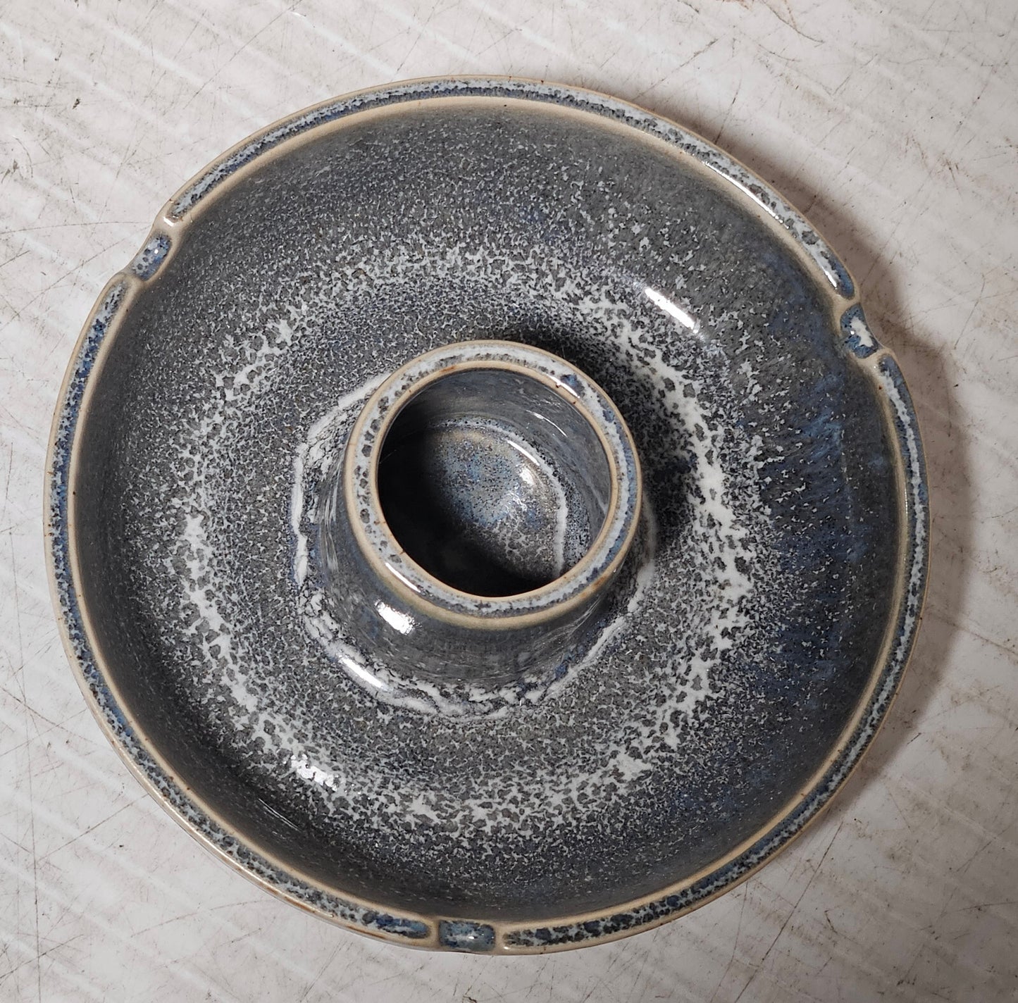 Unekorn Ceramic Match Striker Ashtray, Match Holder, Brutalism, Organic, Glazed