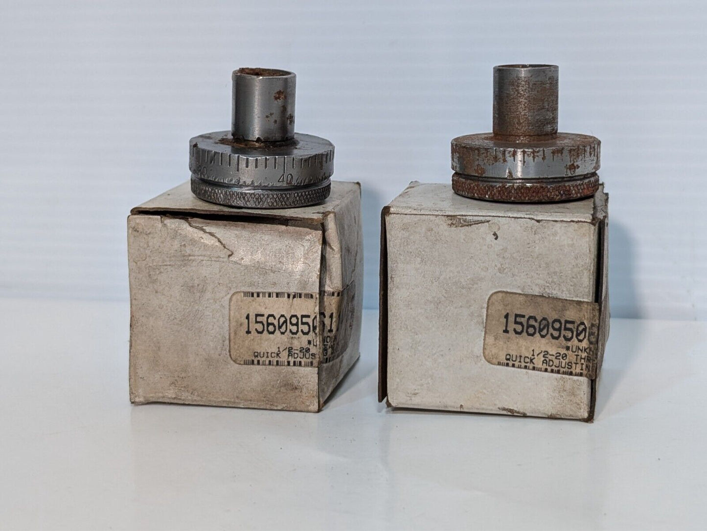 (1) Morton Machine 1220-S Quill Stop 1/2-20 Thread, Bridgeport Milling Machine