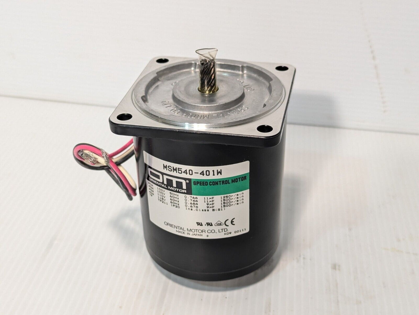 NOS Oriental Motor MSM540-401W Speed Control Motor - Free Shipping+Returns