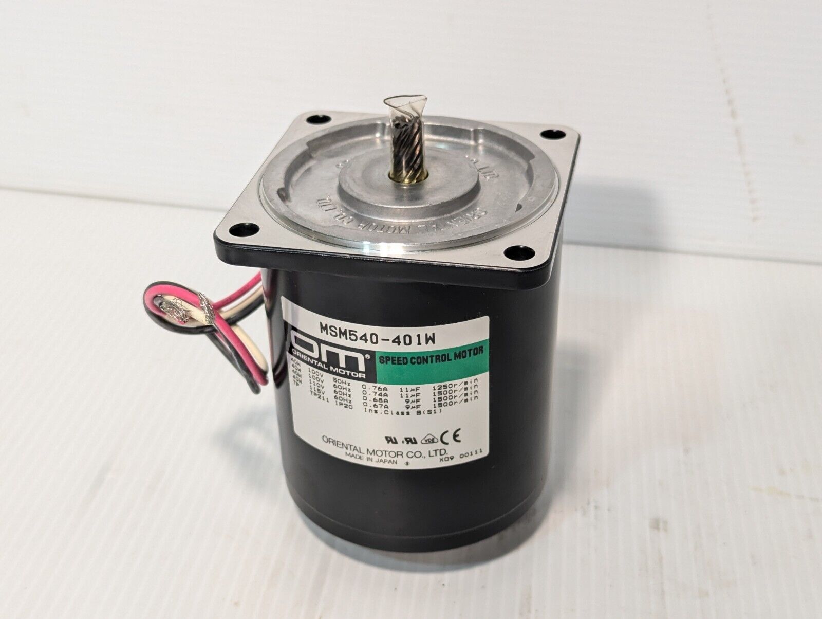 NOS Oriental Motor MSM540-401W Speed Control Motor - Free Shipping+Returns