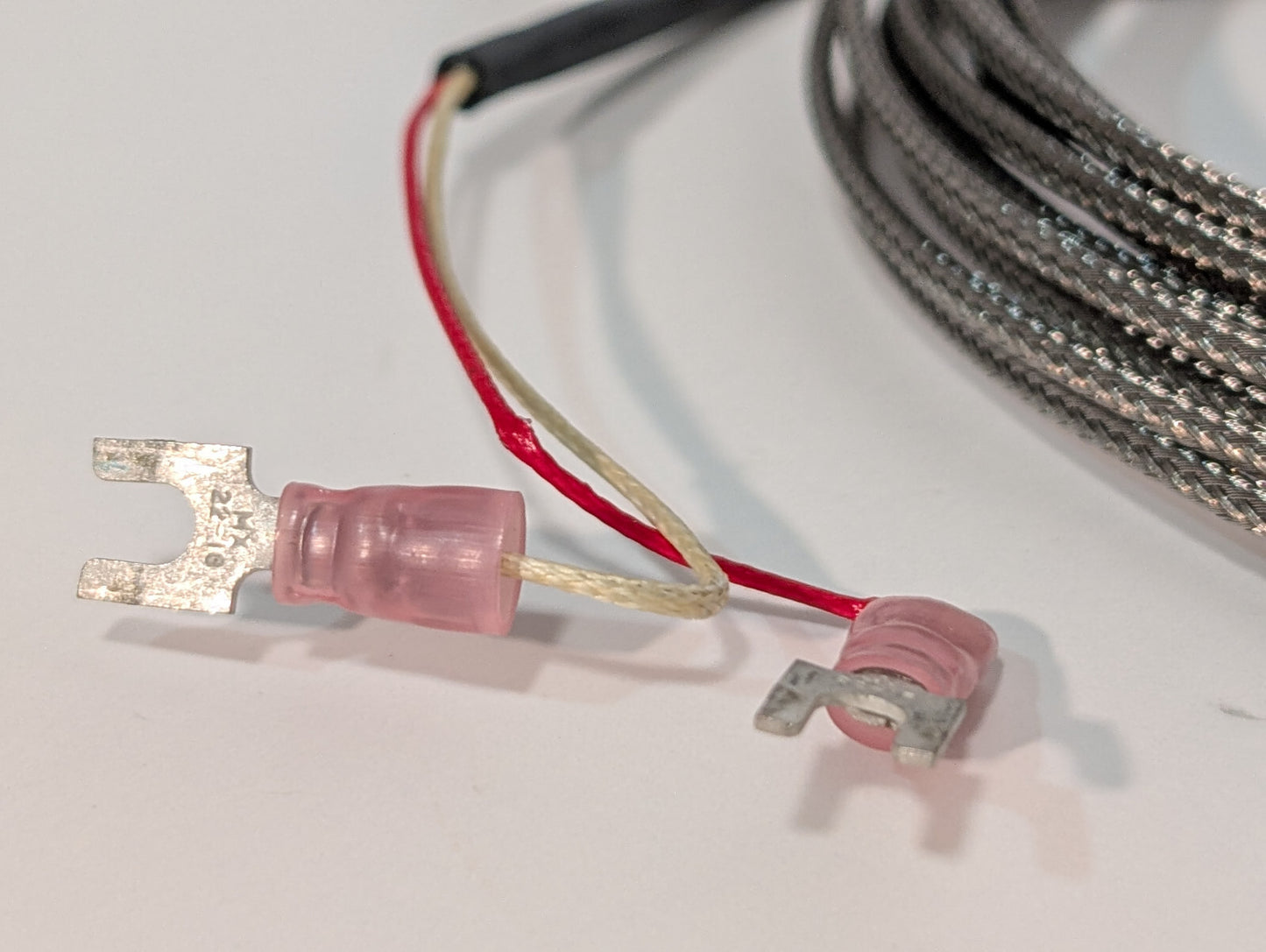 Watlow 70XJSUB130B Ring Terminal Tube Wire Thermocouple, Clamco 206-30, 3330-058