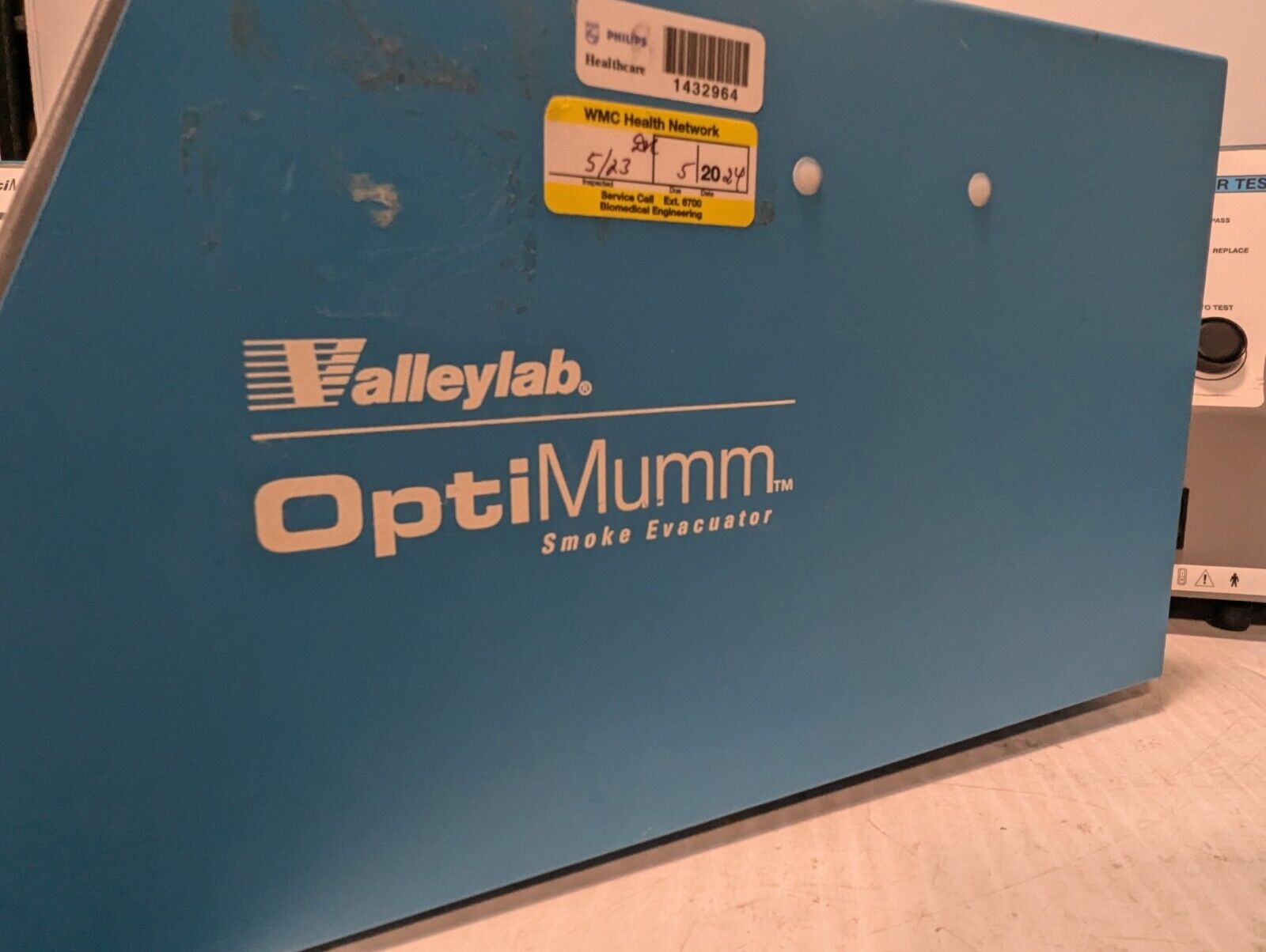 Valleylab OptiMumm Smoke Evacuator - No Filter - Free Shipping