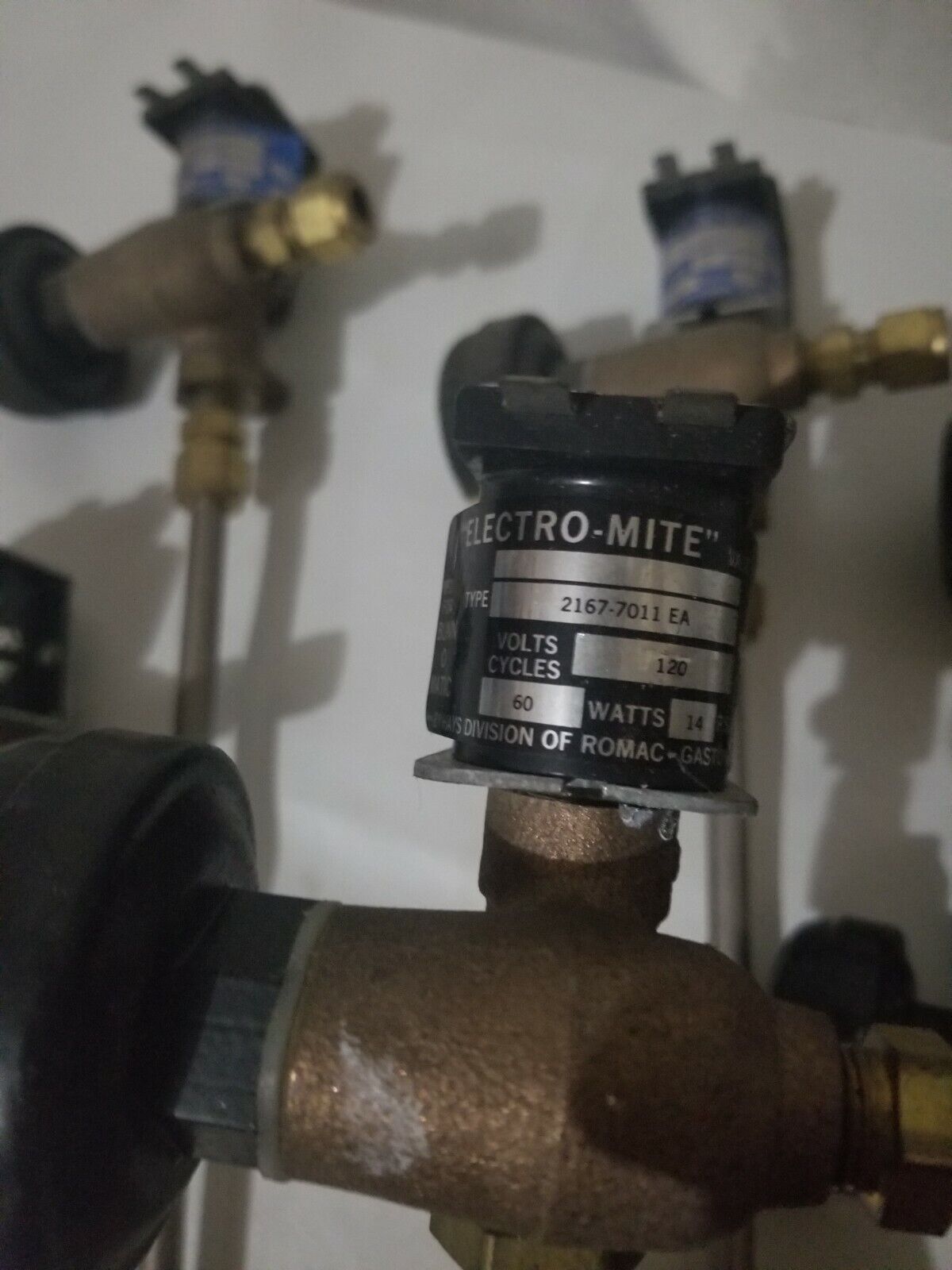 Electro-mite 2167-7011EA valve, 120VAC, 60Hz, 14W, 125PSI for Bunn O Matic