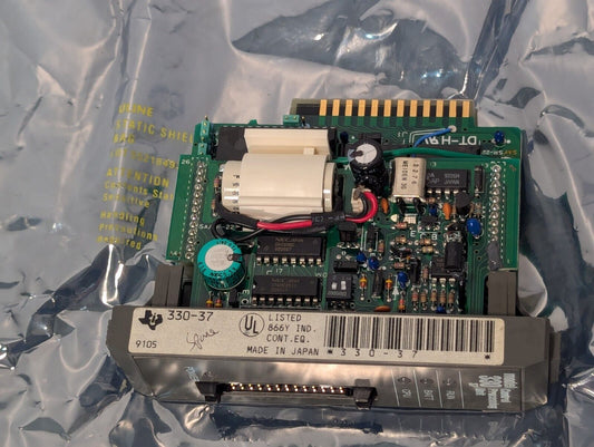 Texas Instruments 330-37 PLC Central Processing Unit CPU Module - Free Shipping