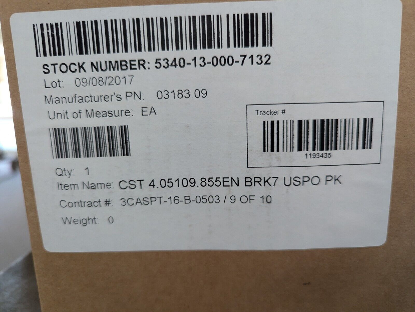 Colson 5x2" Endura Swivel Caster w/Brake 4.05109.855EN 03183.09 - Free Shipping