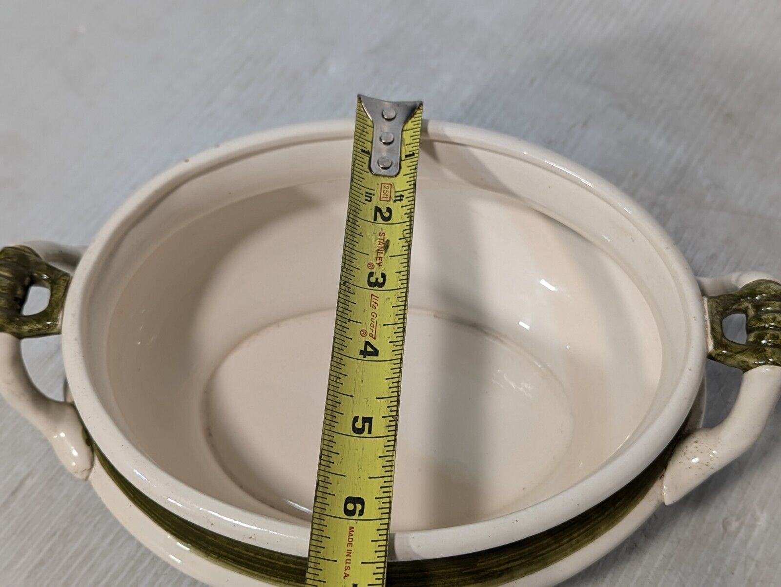 VINTAGE CERAMIC ARNART GARDEN HARVEST GRAVY SAUCE BOAT BOWL - Free Shipping
