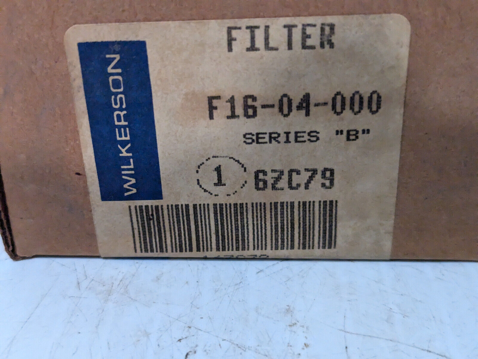 Wilkerson F16-04-000 Pneumatic Filter, Series B, NIB w/manual -Free Shipping