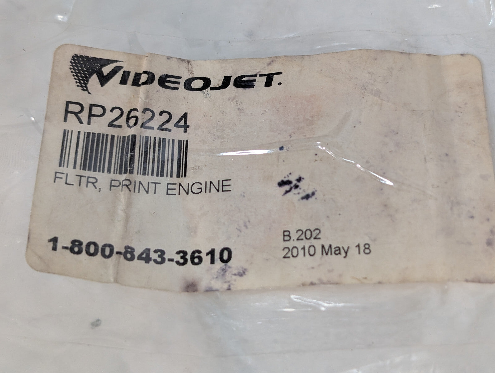 Videojet RP26224 Marsh Hi-Res Printheads Print Engine Filter Replacement Kit